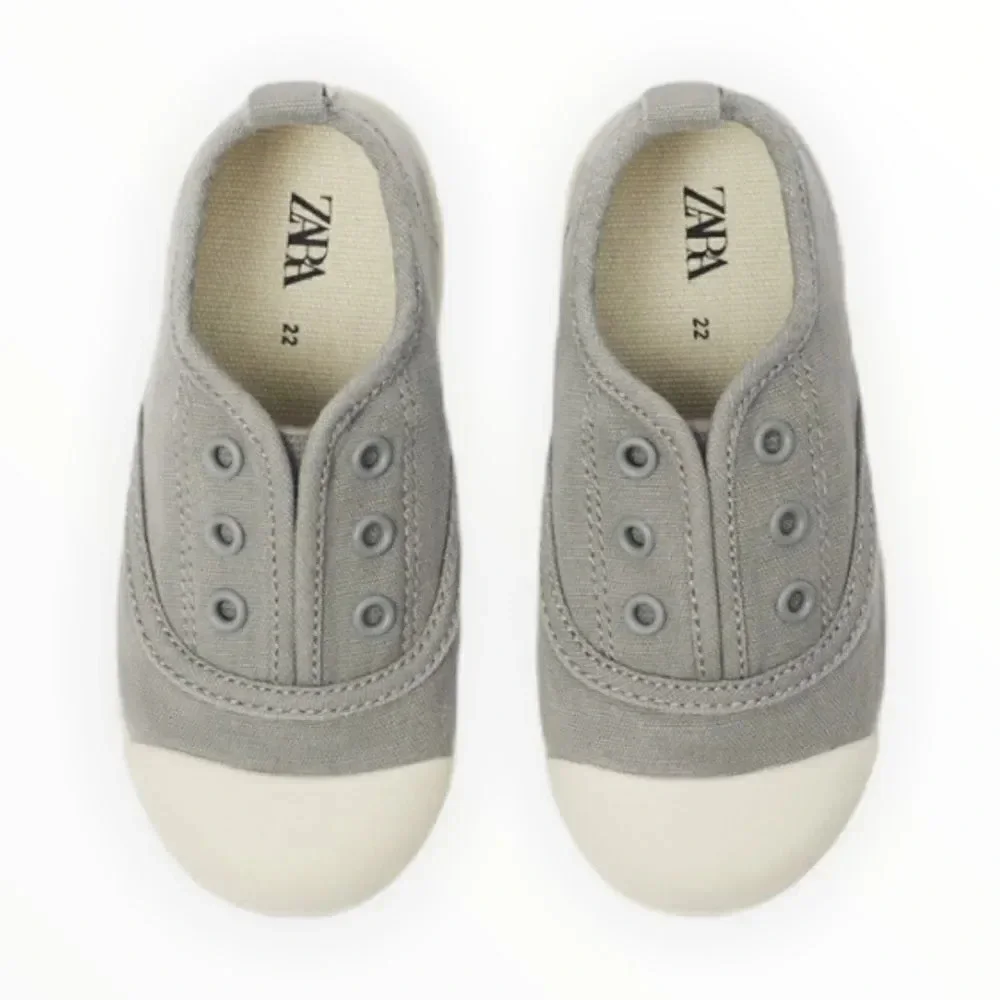 ZARA Kids | Gray | COTTON SNEAKERS